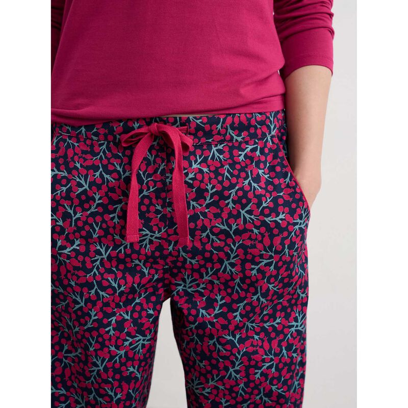 Seasalt Cornwall Evening Path Pyjamas Berry Branches Maritime image number 2